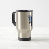 Blue Budgie Reisbeker (Voorkant links)