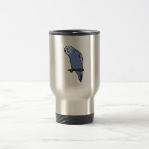 Blue Budgie Reisbeker