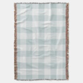 Blue Buffalo Check | Moderne bosbouw Deken (Voorkant Verticaal)