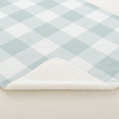 Blue Buffalo Check | Moderne bosbouw Sherpa Deken (3/4)
