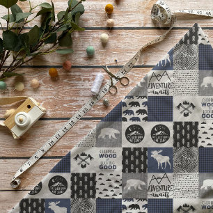 Blue Buffalo Plaid Camping Stof