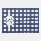 Blue Buffalo Plaid Farm Picken Serviette de cuisin (Horizontal)