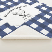 Blue Buffalo Plaid Farm Poulet Sherpa Blanche (3/4)