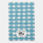 Blue Buffalo Pset Boerderij Pig Kitchen Towel Theedoek (Verticaal)