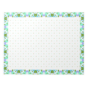 Blue BuJo Dot Grid Plan Habit Tracker Goal Planner Notitieblok