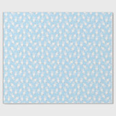Blue Bunny Cadeaupapier (Vlak)