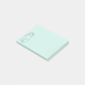 Blue Bunny Post-it Note Pad (Schuin)