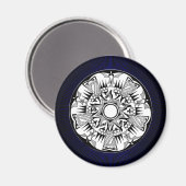 'Blue Burst' Magneet (Voorkant / Achterkant)