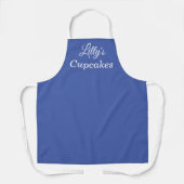 Blue Business Apron Schort (Voorkant)