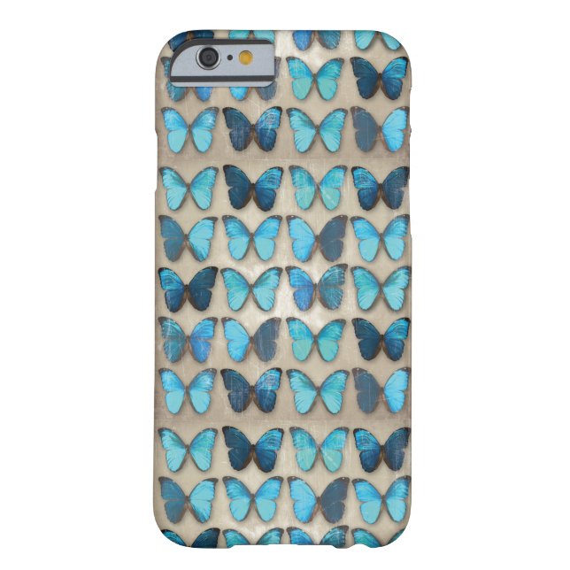 Blue Butterflies iPhone 6 Hoesje (Achterkant)