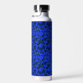 Blue Butterflies Pattern C01.b Dblue BG Waterfles (Rechts)