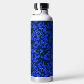 Blue Butterflies Pattern C01.b Dblue BG Waterfles (Rechts)