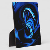 Blue Butterfly Abstract Fotoplaat (Zijkant)