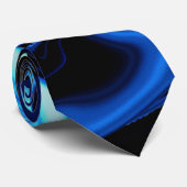 Blue Butterfly Abstract Stropdas (Opgerold)