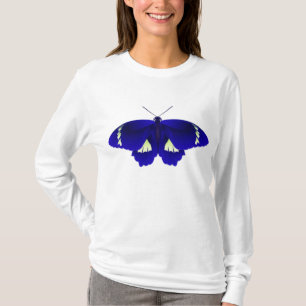 Blue Butterfly Art Monet T-shirt