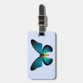 Blue Butterfly-Bagagelabel Bagagelabel (Voorkant verticaal)