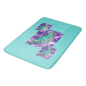 Blue Butterfly Bath Mat (Gekanteld)