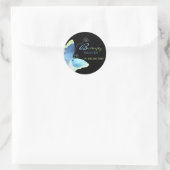 Blue Butterfly Business Label (Tas)