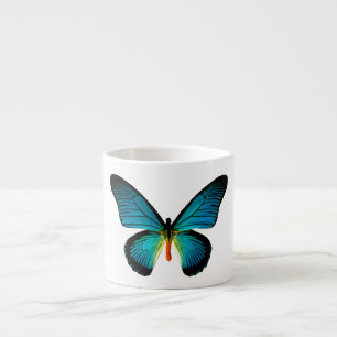 Blue Butterfly Espresso Mok