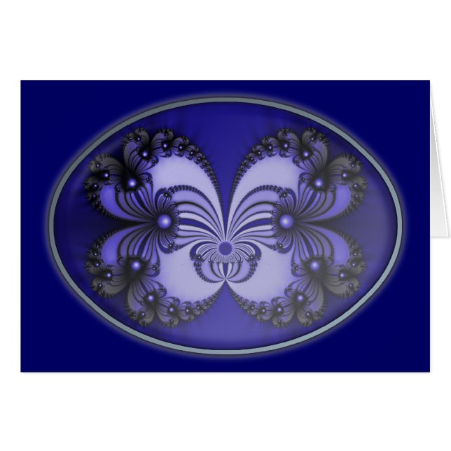 Blue Butterfly Fractal 200706070030 (Voorkant Horizontaal)