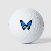 Blue Butterfly Golf Balls Golfballen (Voorkant)