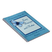 Blue Butterfly Handgemaakte zeep Notitieboek (Rechterzijde)