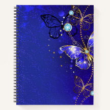 Blue Butterfly Journal-laptopcode