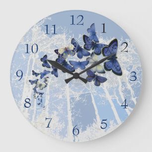 Blue Butterfly kaleidoscoop vlucht Grote Klok