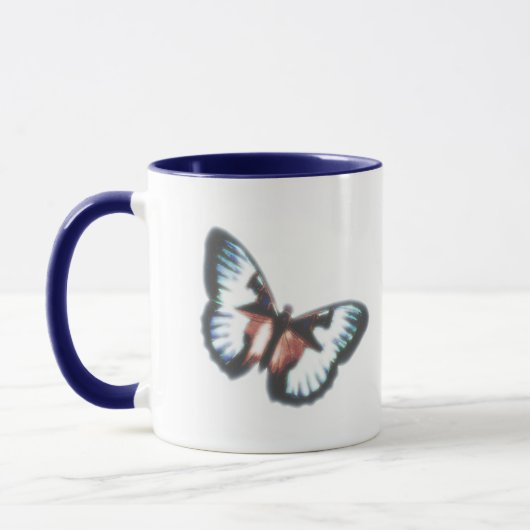 Blue Butterfly Mug Mok (Links)