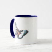 Blue Butterfly Mug Mok (Voorkant links)