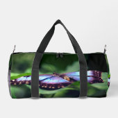 Blue Butterfly Natuur gepersonaliseerd Plunjezak (Achterkant)