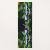 Blue Butterfly Natuur Sluiten Gepersonaliseerd Yogamat (Voorkant)