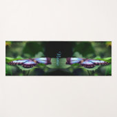 Blue Butterfly Natuur Sluiten Gepersonaliseerd Yogamat (Voorkant (horizontaal))