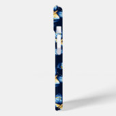 Blue Butterfly Patroon Case-Mate iPhone Case (Achterkant / Links)