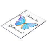 BLUE-BUTTERFLY personaliseren Notitieboek (Linkerzijde)
