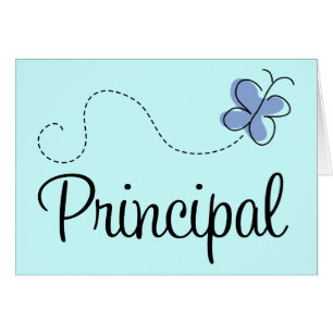 Blue Butterfly Principal Gift
