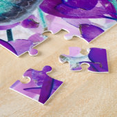 Blue Butterfly Puzzle Legpuzzel (Zijkant)
