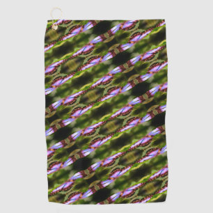 Blue Butterfly sluit Natuur Pattern op Golfhanddoek