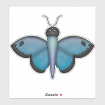 Blue Butterfly-sticker