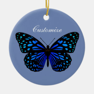 Blue Butterfly Thunder_Cove Keramisch Ornament