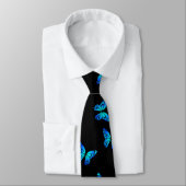 Blue Butterflys door winkelier Stropdas (Gebonden)