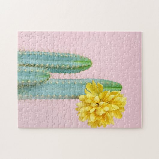 Blue Cactus Trio Legpuzzel (Horizontaal)