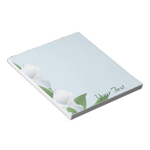 Blue Cala Lilies-laptop Notitieblok