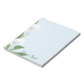 Blue Cala Lilies-laptop Notitieblok (Gedraaid)