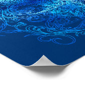 Blue Calavera Print (Hoek)