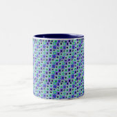 Blue Calico 11 oz Two-Tone Mok (Center)