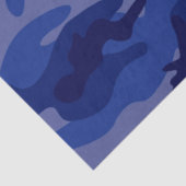 Blue Camo Adventure Sports Fun Tissuepapier (Detail)