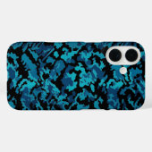 Blue Camo Case-Mate iPhone Case (Achterkant (horizontaal))