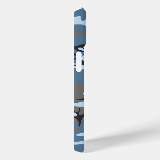 Blue Camo Case-Mate iPhone Case (Achterkant / Rechts)