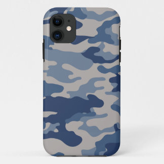 Blue Camo Hoesje-Mate iPhone 5 Hoesje